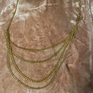 Gold Chain Waist Belt